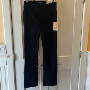 NWT NYDJ Pull on Marilyn straight black jeans